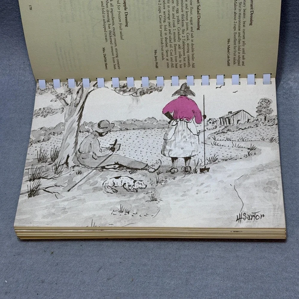 Vintage 1973 Cotton Country Collection Monroe Louisiana Southern Cookbook